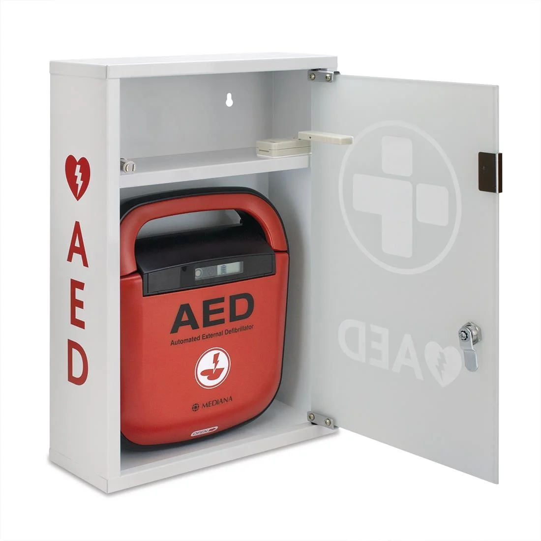 Automated External Defibrillator Alarmed Metal Cabinet - Image 5