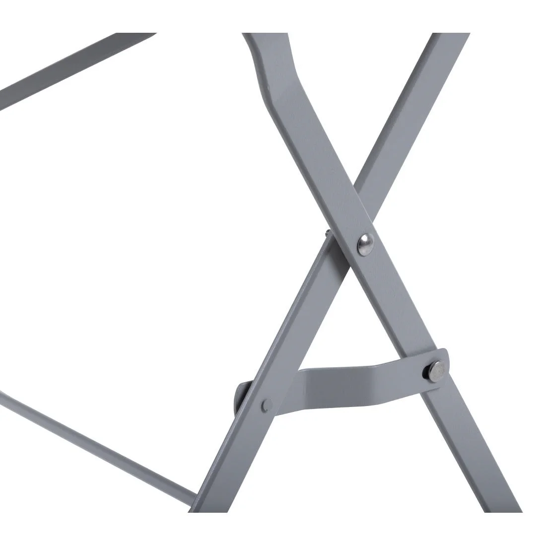 Bolero Perth Grey Pavement Style Folding Table Rectangular 1100x700mm - Image 6