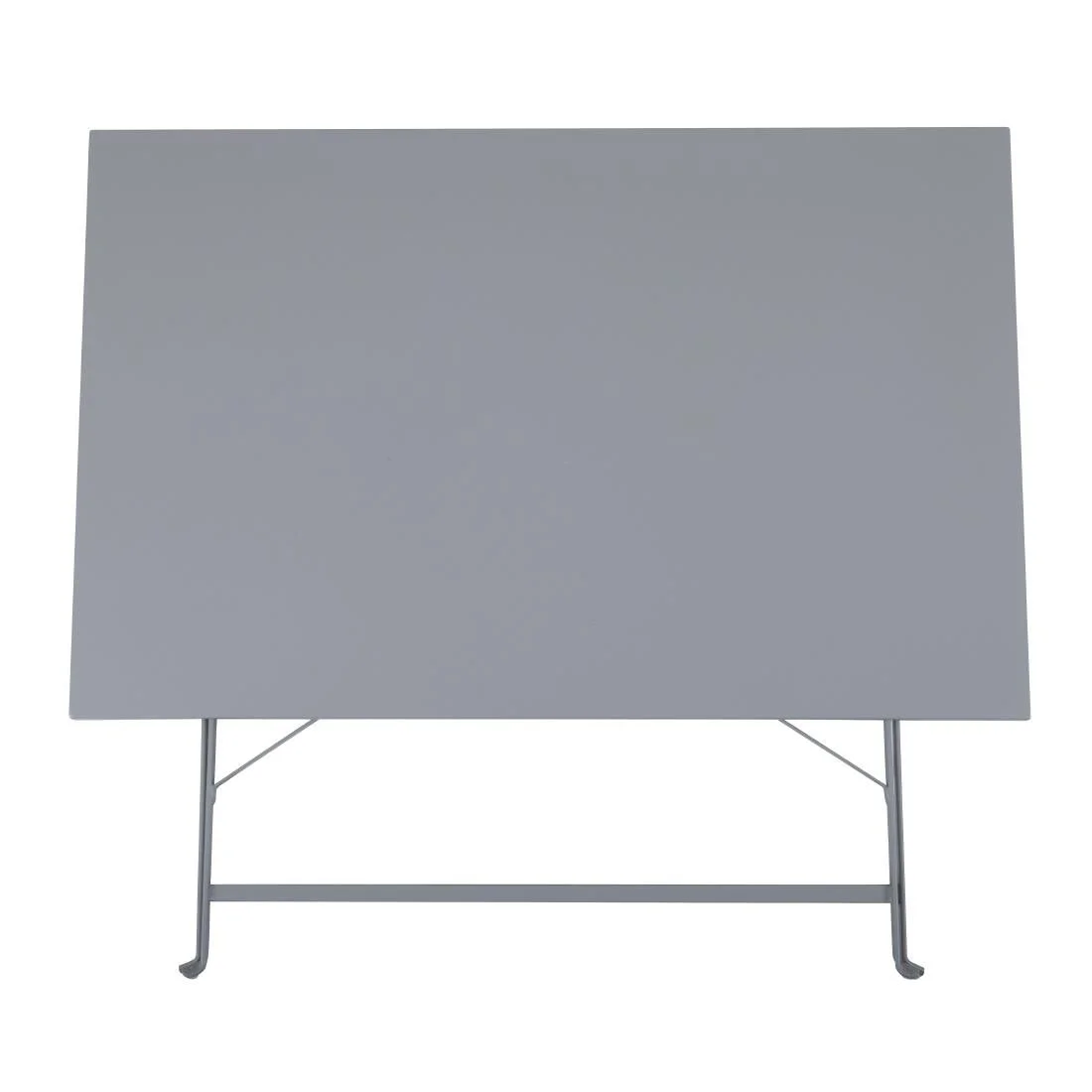 Bolero Perth Grey Pavement Style Folding Table Rectangular 1100x700mm - Image 8