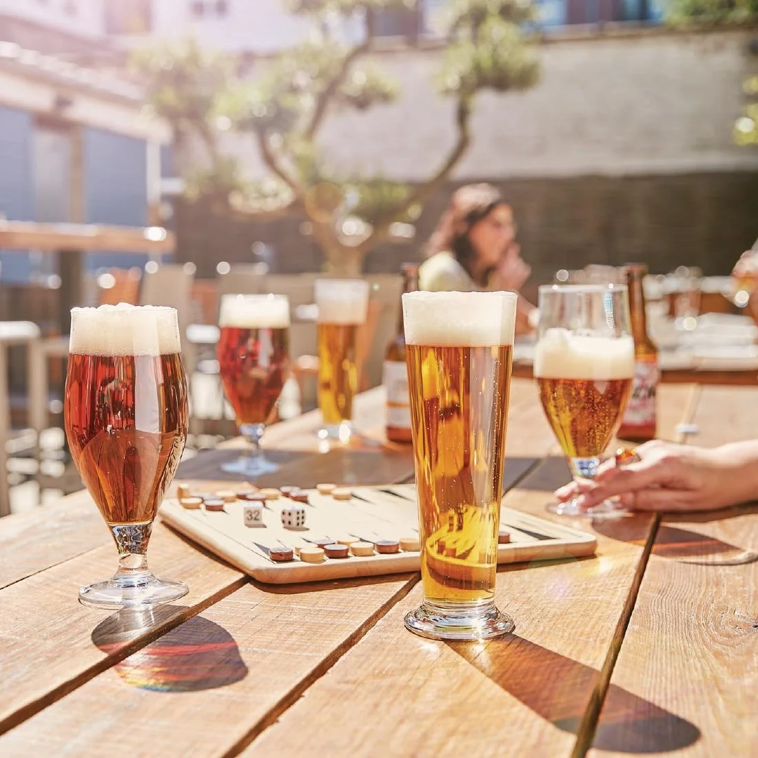 Arcoroc Cervoise Stem Beer Glasses 380ml LUKCA-NI 1/2 Pint (24 Pack) - Image 3