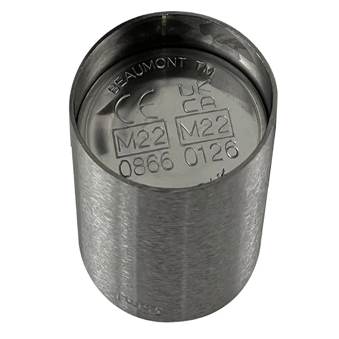 Beaumont Stainless Steel Thimble Measure CE Marked 35.5ml - Image 1