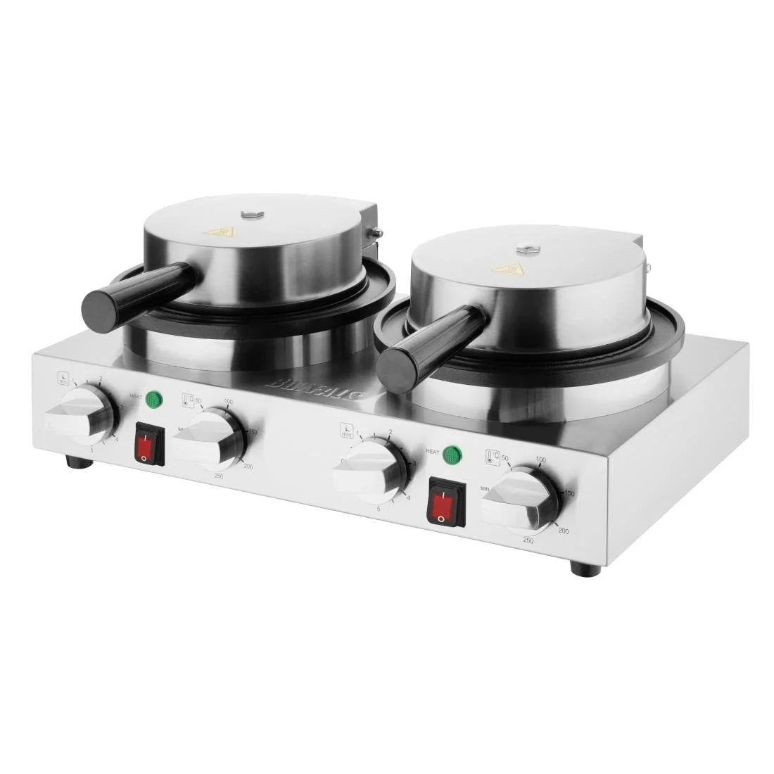 Buffalo Double Round Belgian Waffle Maker - Image 2