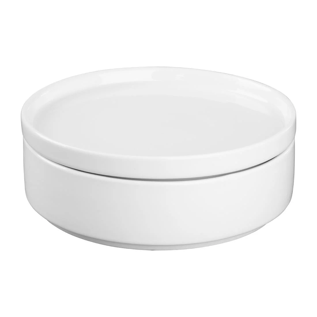Olympia Whiteware Flat Round Plates 150mm (6 Pack) - Image 3