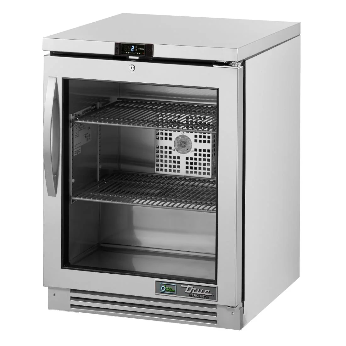 True 1 Glass Hinged Door Under Counter Fridge TUC-24-G-HC