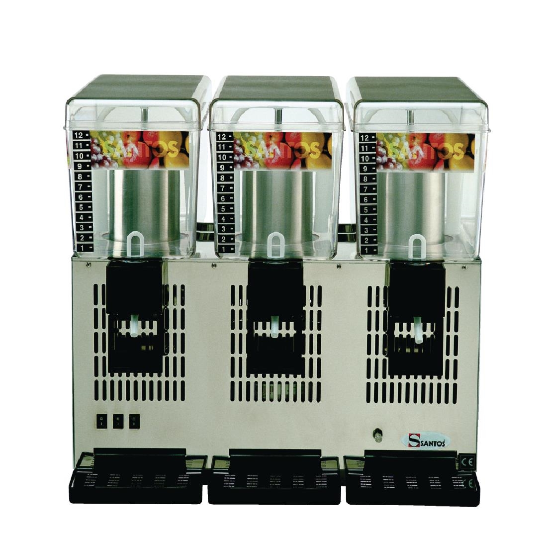 Santos Cold Drink Dispenser 3 Bowls 34-3