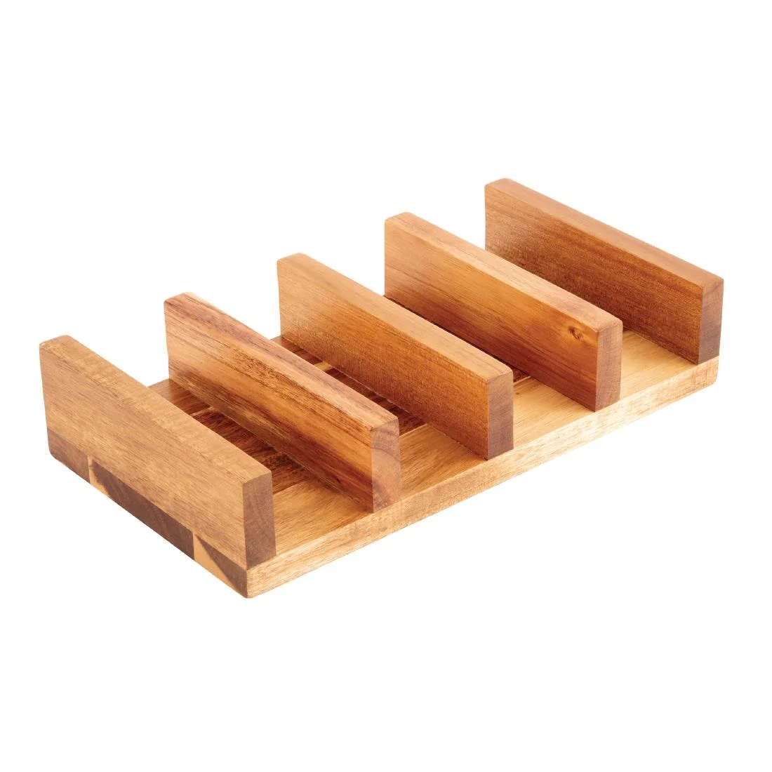 Olympia acacia wood Taco Stand