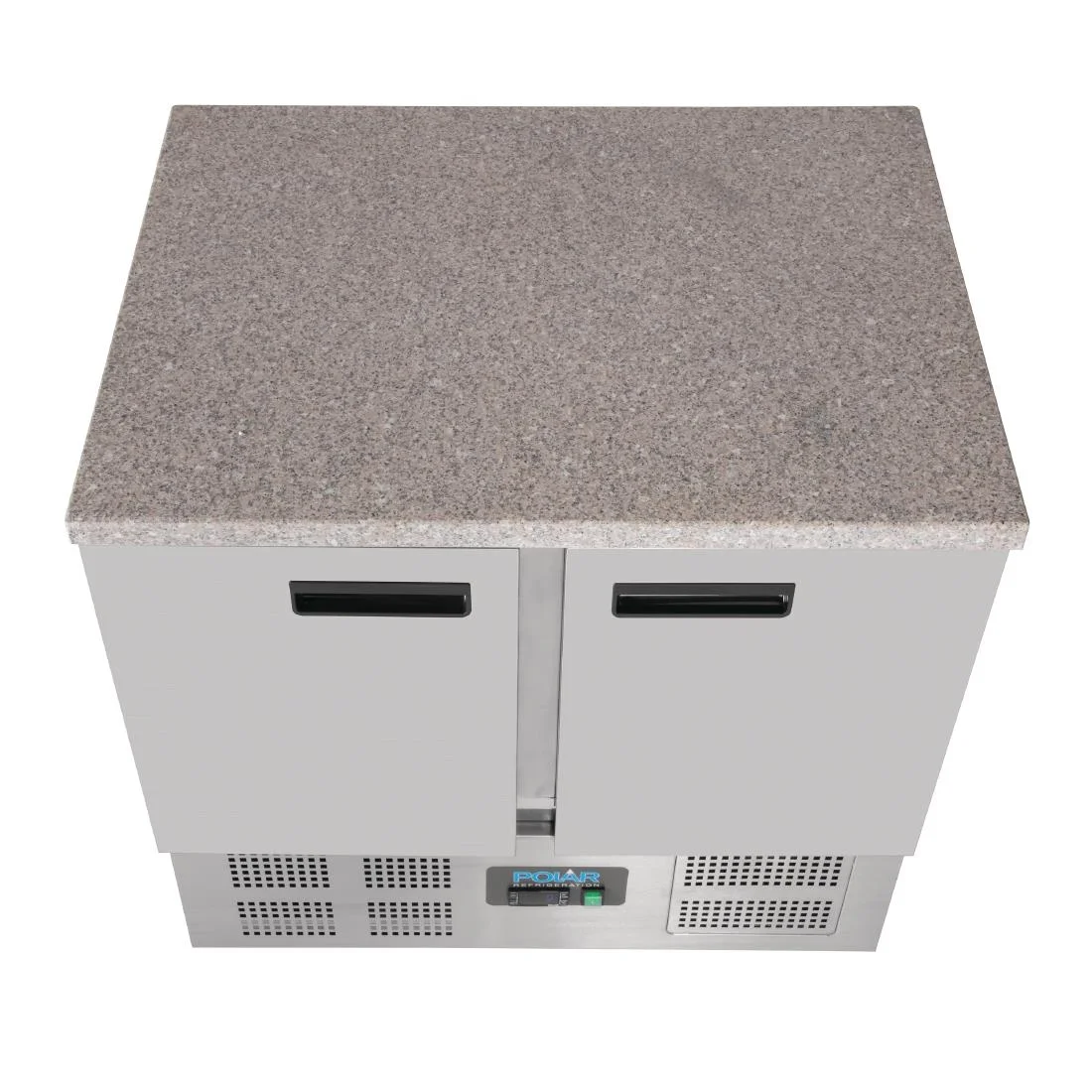 Polar Double Door Refrigerated Counter with Marble Work Top 240Ltr - Image 8