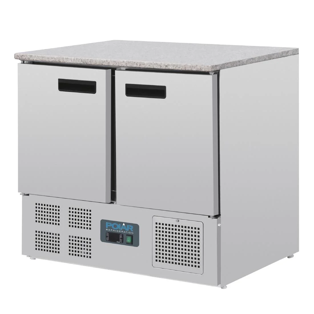 Polar Double Door Refrigerated Counter with Marble Work Top 240Ltr - Image 12