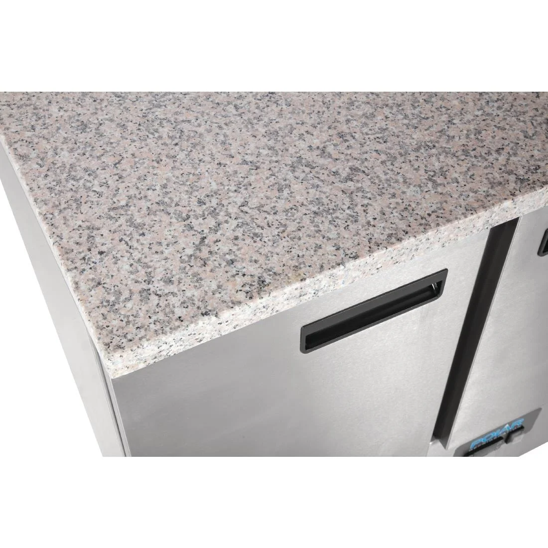 Polar 3 Door Refrigerated Counter with Marble Work Top 368Ltr - Image 7