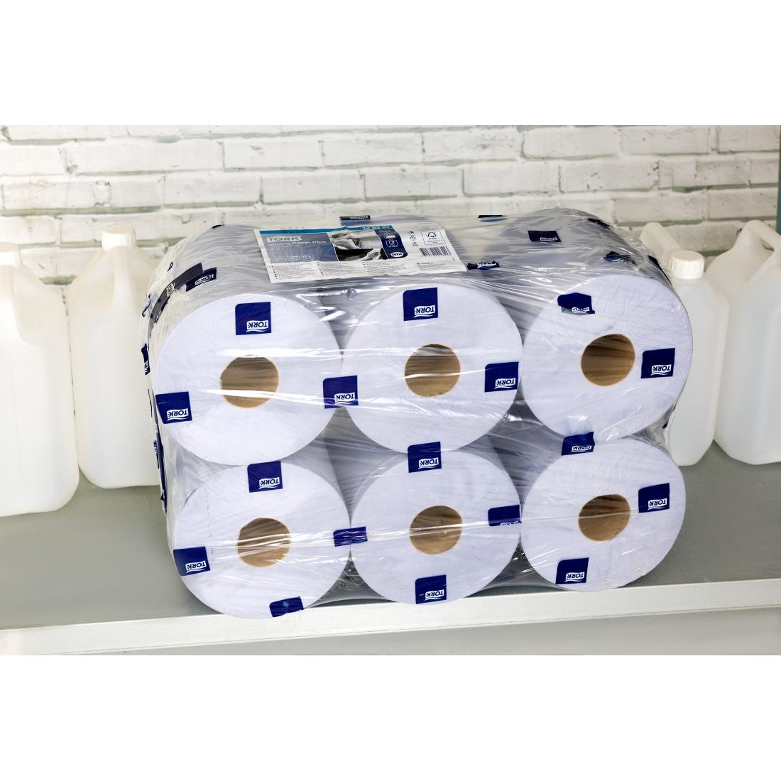 Tork Centrefeed Wiper Dispenser Refill Blue 6 Pack