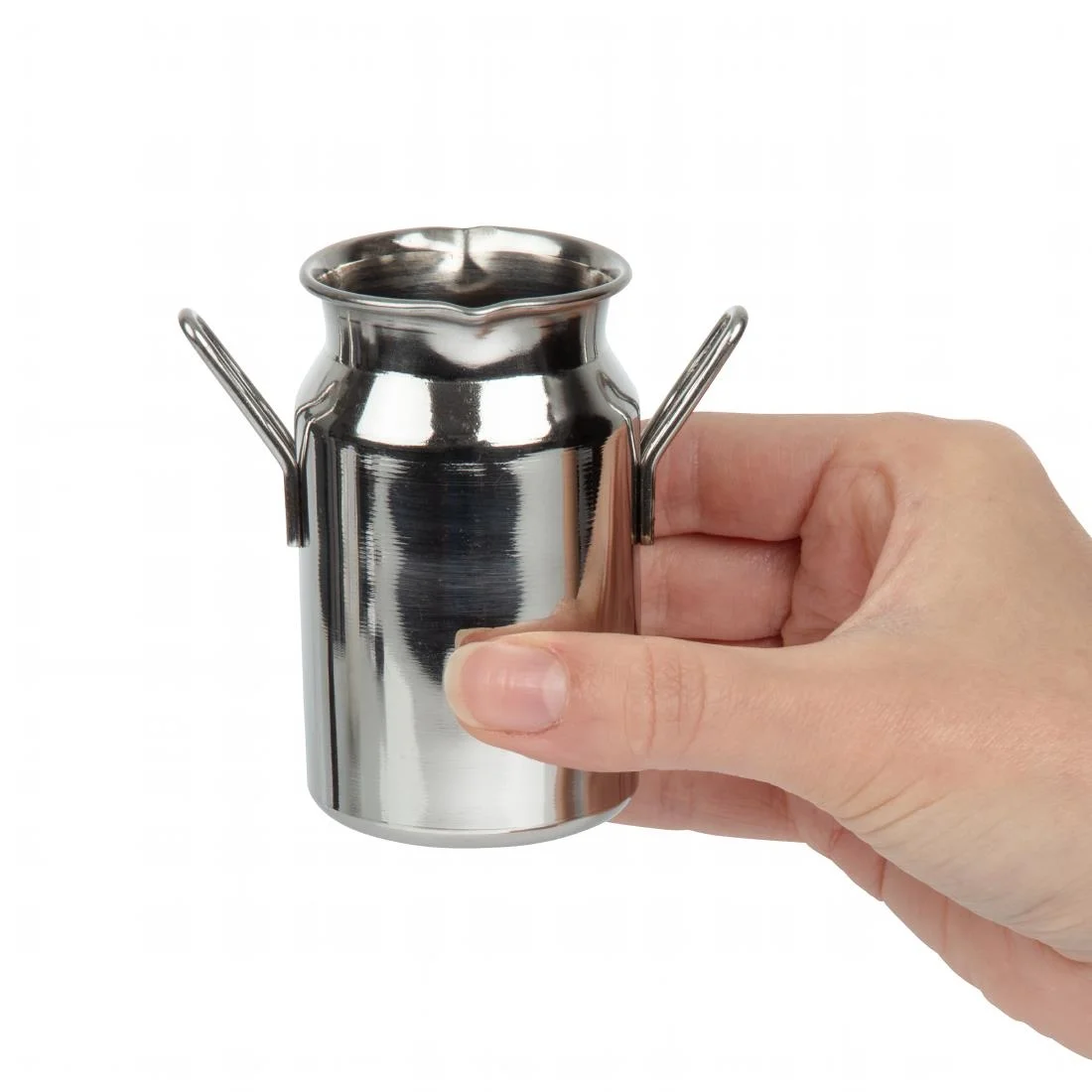 Mini Milk Churn Stainless Steel Medium - Image 4
