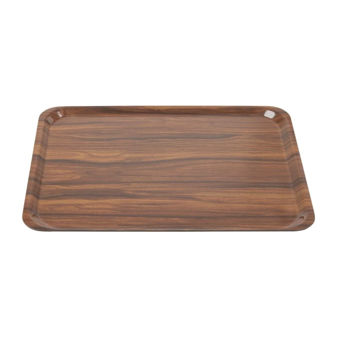 Cambro Tray Capri Rectangle Walnut 270x380mm - Image 2