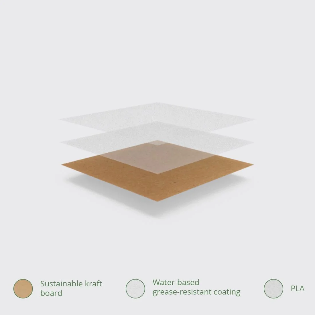 Vegware Compostable Kraft Tortilla Wrap Boxes With PLA Window (Pack of 500) - Image 4