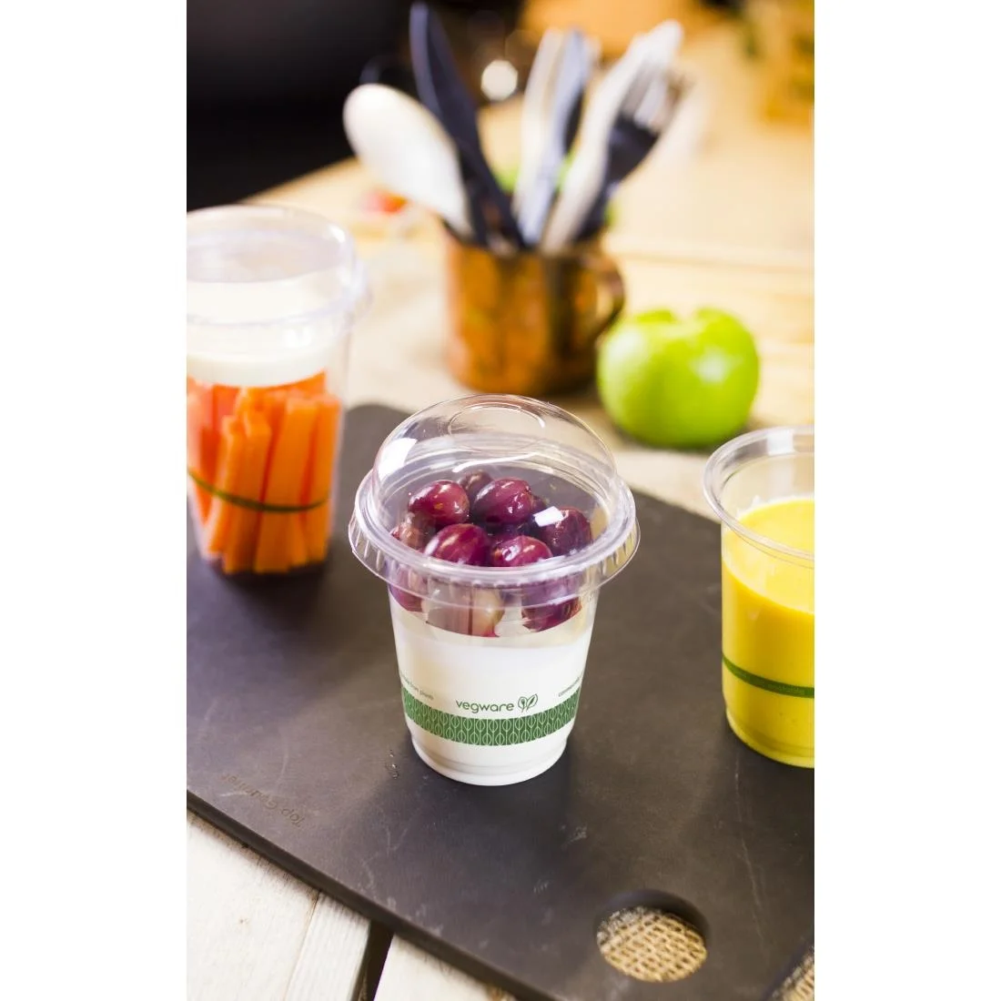 Vegware Compostable PLA Slim Cold Cups 200ml / 7oz (Pack of 1000) - Image 2