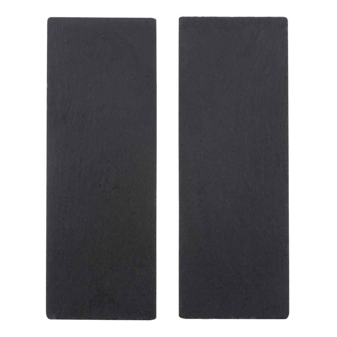 Olympia Smooth Edged Slate Platter 280x100mm