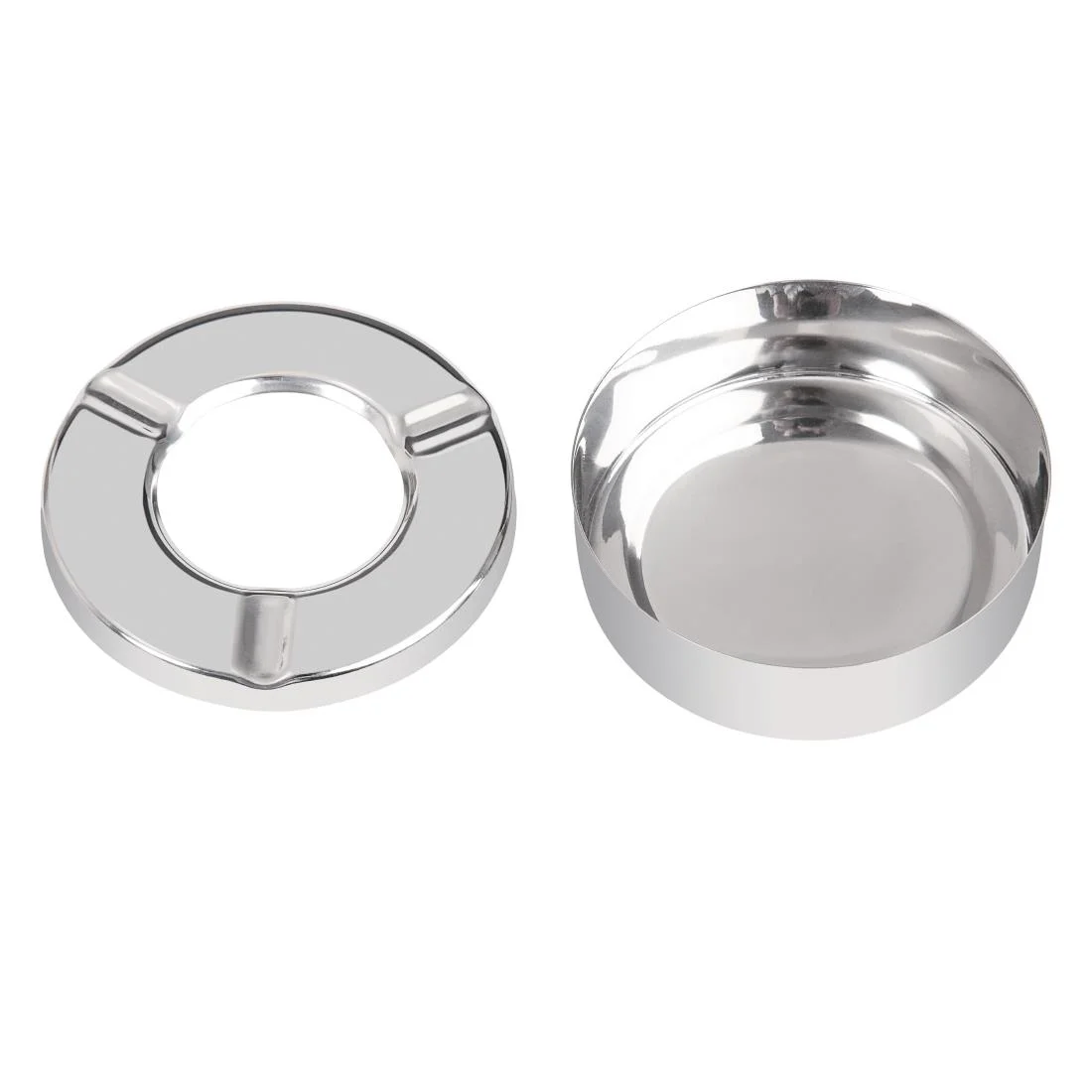 Olympia Stainless Steel Windproof Ashtray 90mm - Image 5