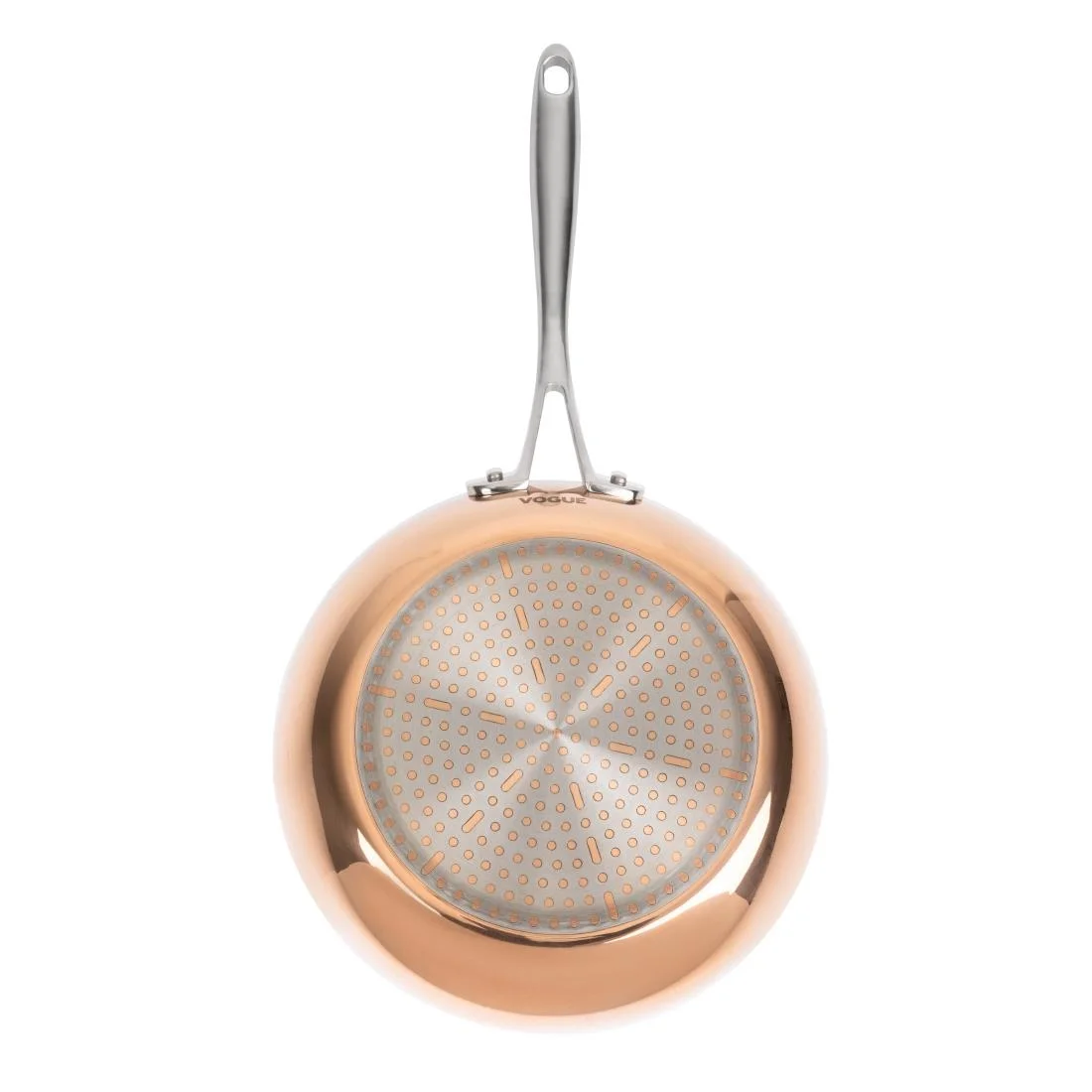 Vogue Tri Wall Copper Frying Pan 240mm - Image 5