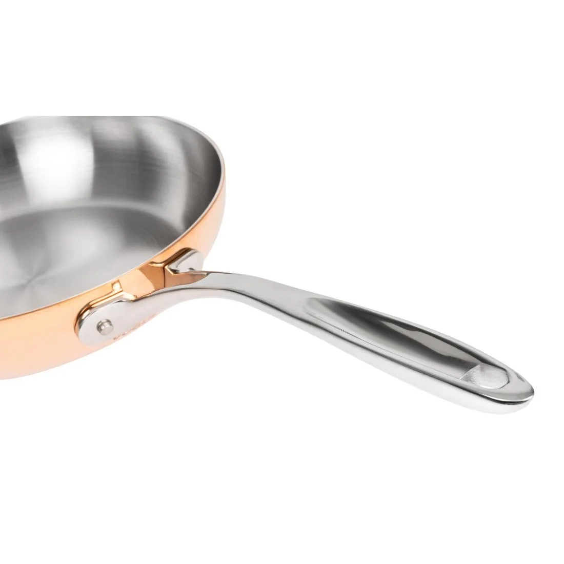 Vogue Tri Wall Copper Frying Pan 240mm - Image 6