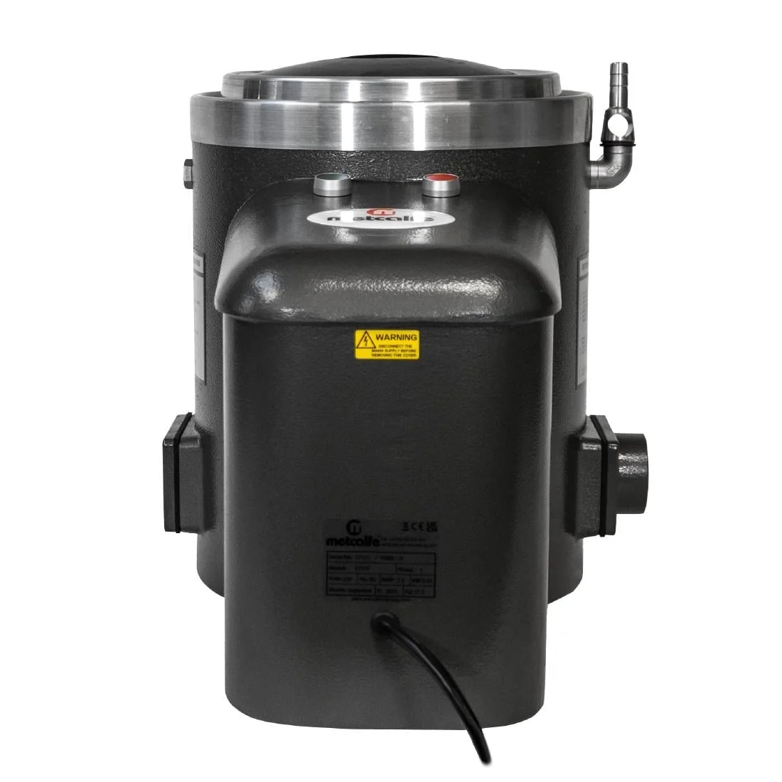 Metcalfe Potato Rumbler Grey EP10 with Installation Kit - Image 7