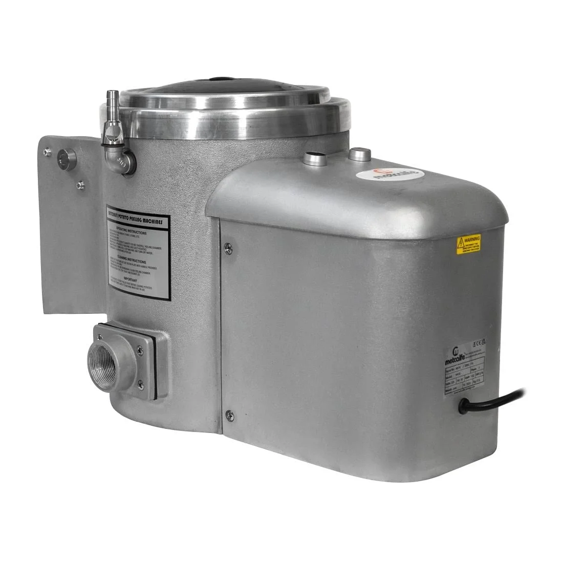Metcalfe Potato Rumbler Aluminium NA10 with Installation Kit - Image 2