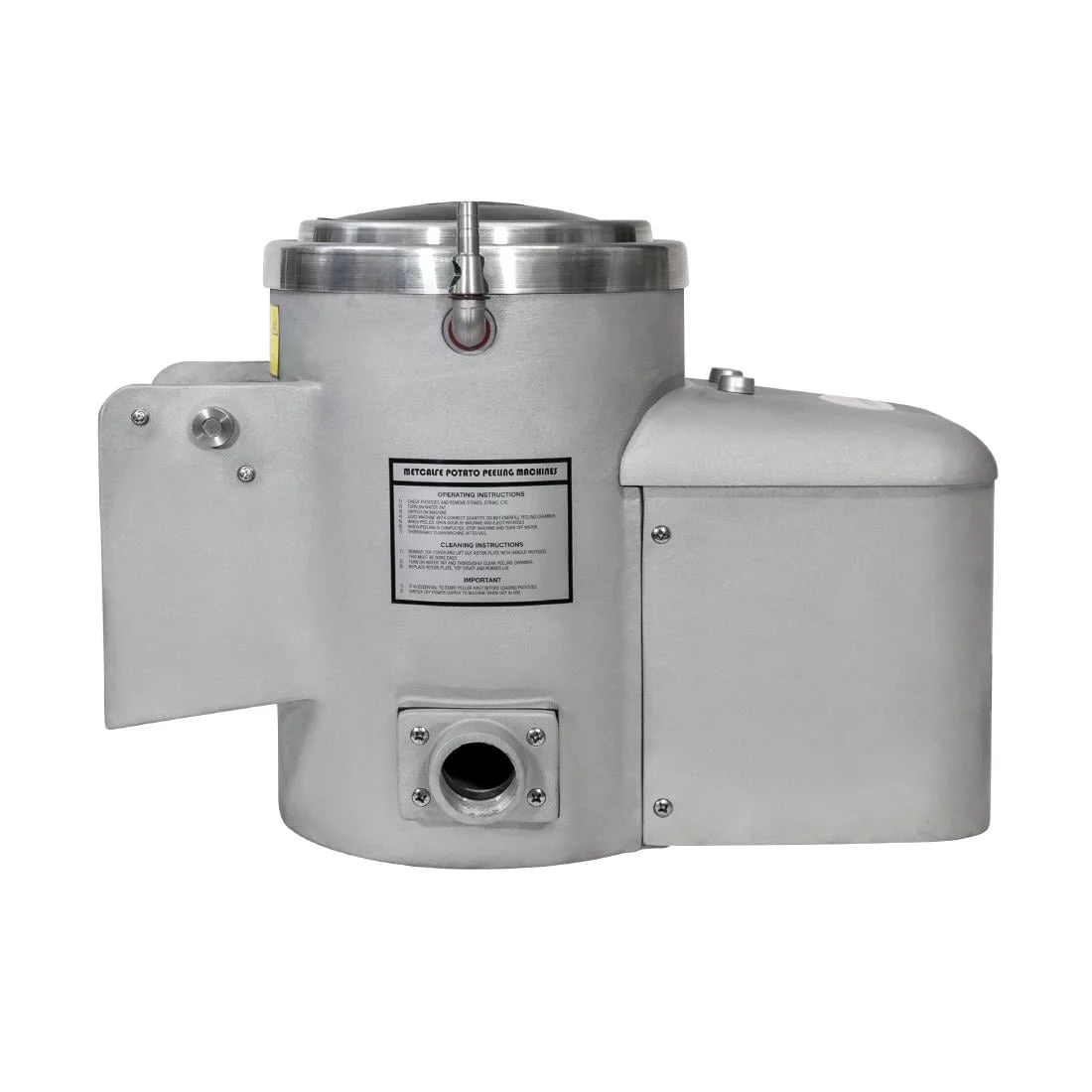 Metcalfe Potato Rumbler Aluminium NA15 with Installation Kit - Image 9