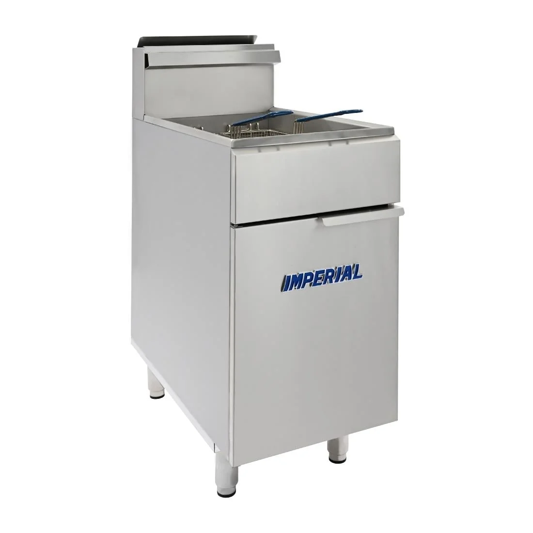 Imperial Propane Gas Single Tank Twin Basket Fryer IFS-40-OP