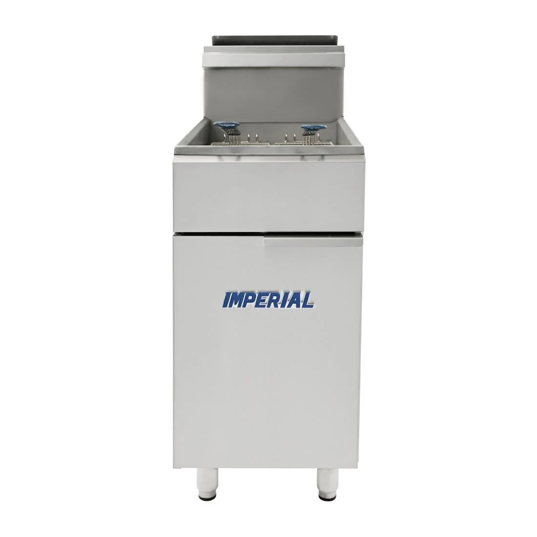 Imperial Propane Gas Single Tank Twin Basket Fryer IFS-40-OP