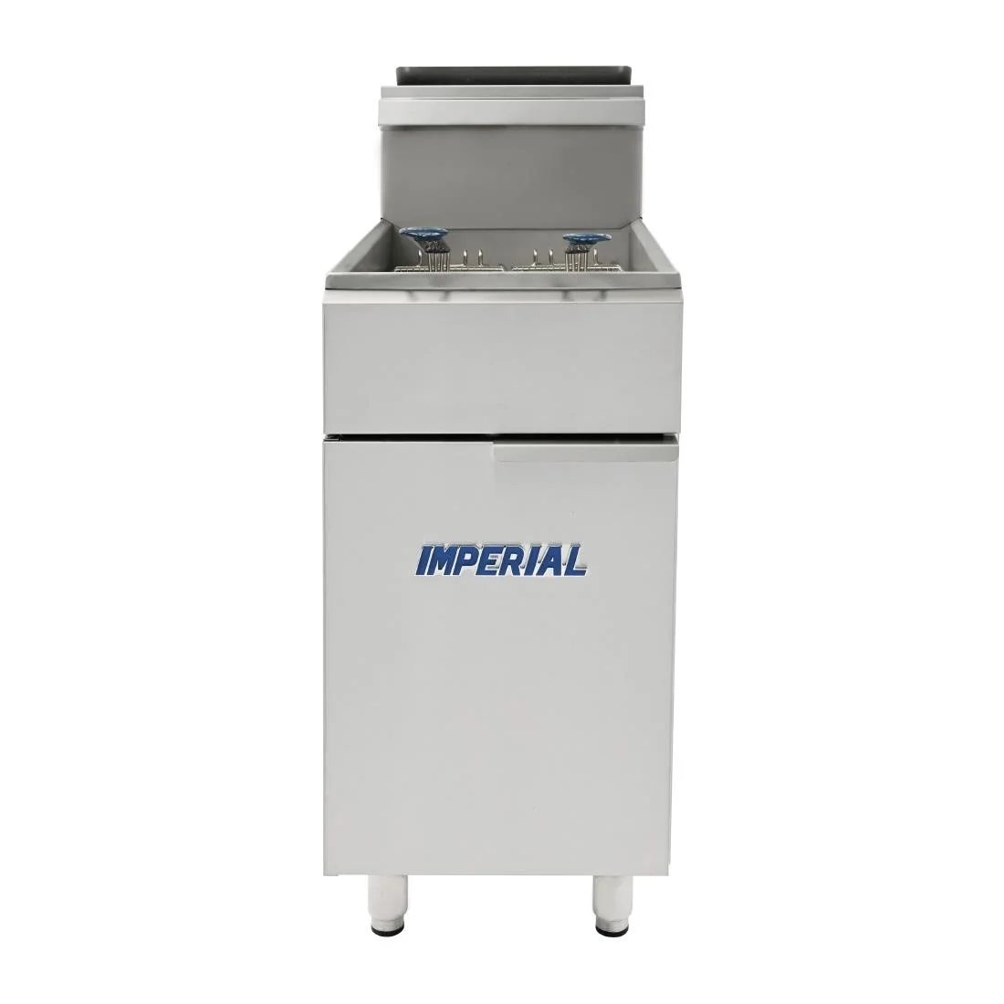 Imperial Natural Gas Single Tank Twin Basket Fryer IFS-40-OP - Image 3
