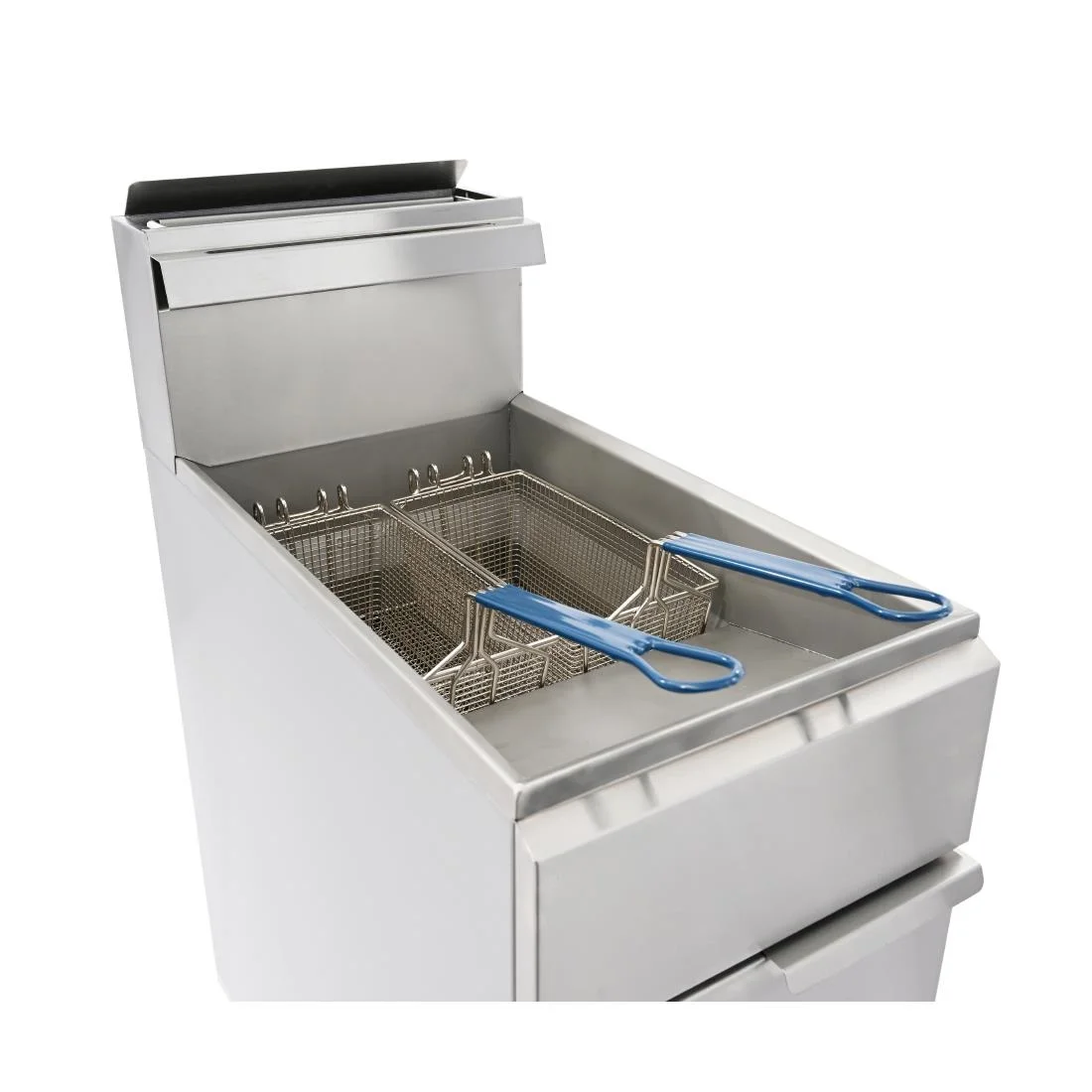 Imperial Natural Gas Single Tank Twin Basket Fryer IFS-40-OP - Image 6