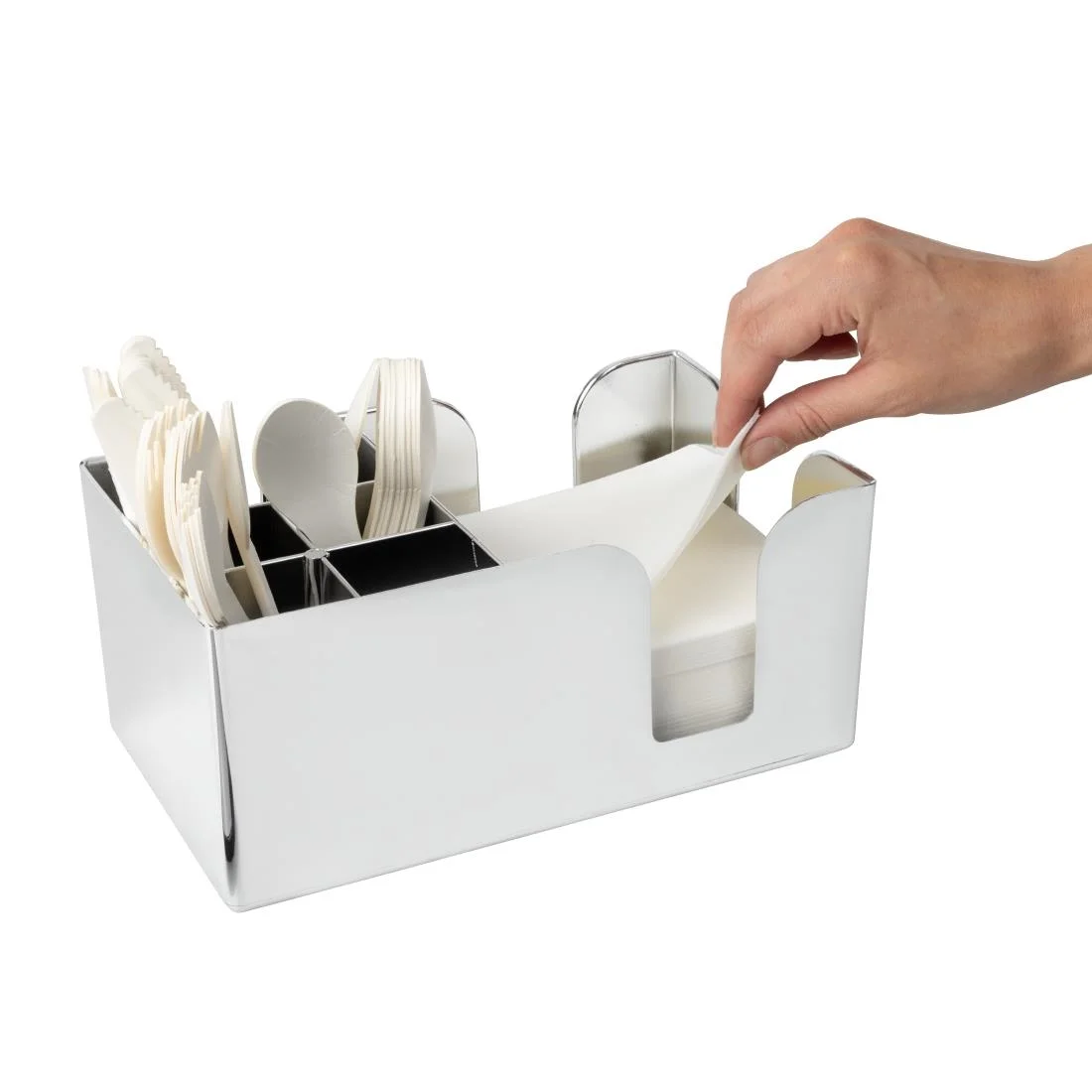 Beaumont Chrome Bar Caddy - Image 6