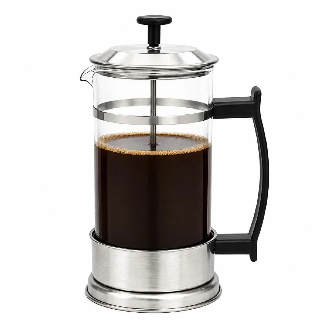 Elia Cafetiere 6-Cup Brushed Aluminium 800ml - Image 4
