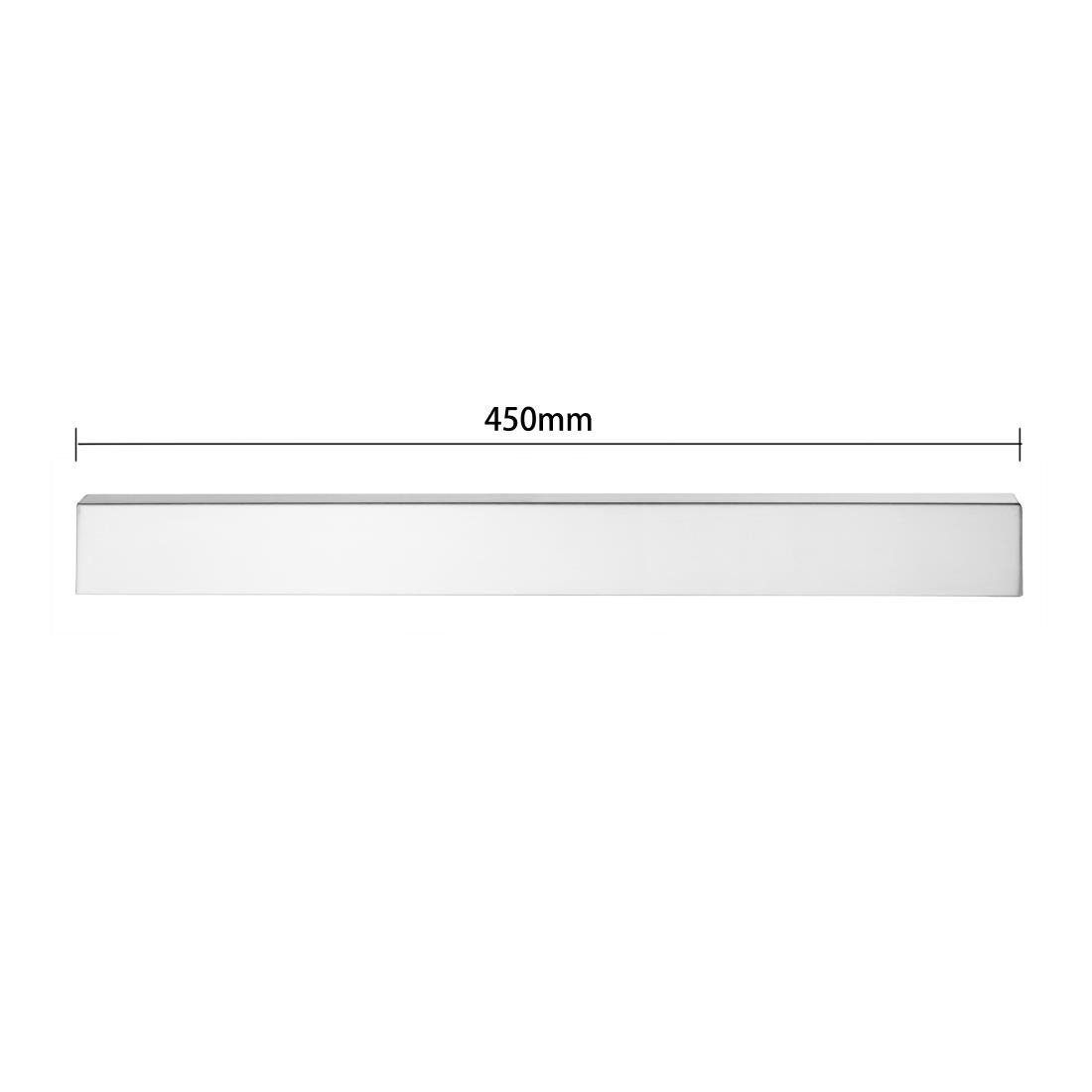 Vogue Stainless Steel Magnetic Knife Rack 460mm