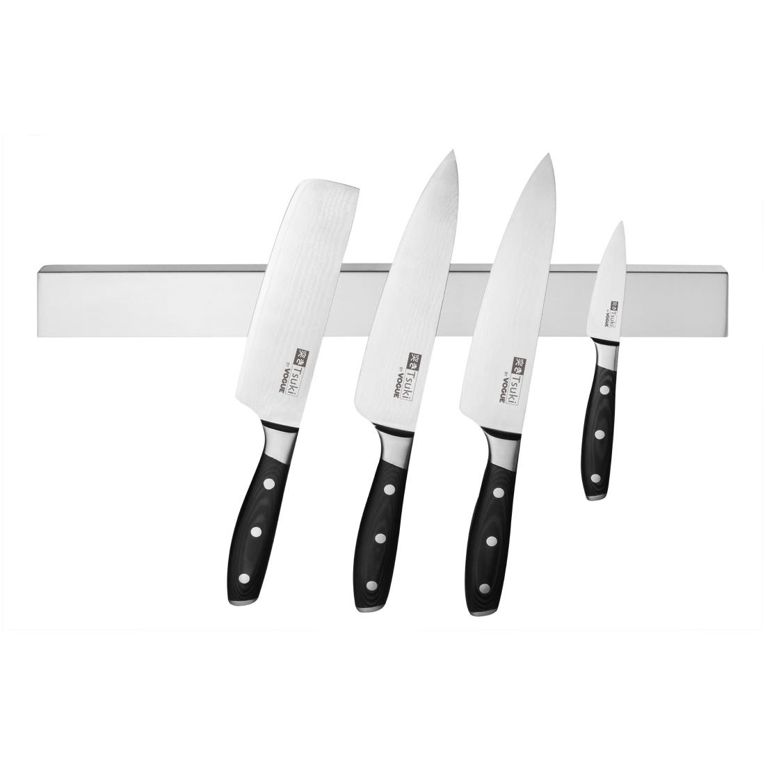 Vogue Stainless Steel Magnetic Knife Rack 460mm