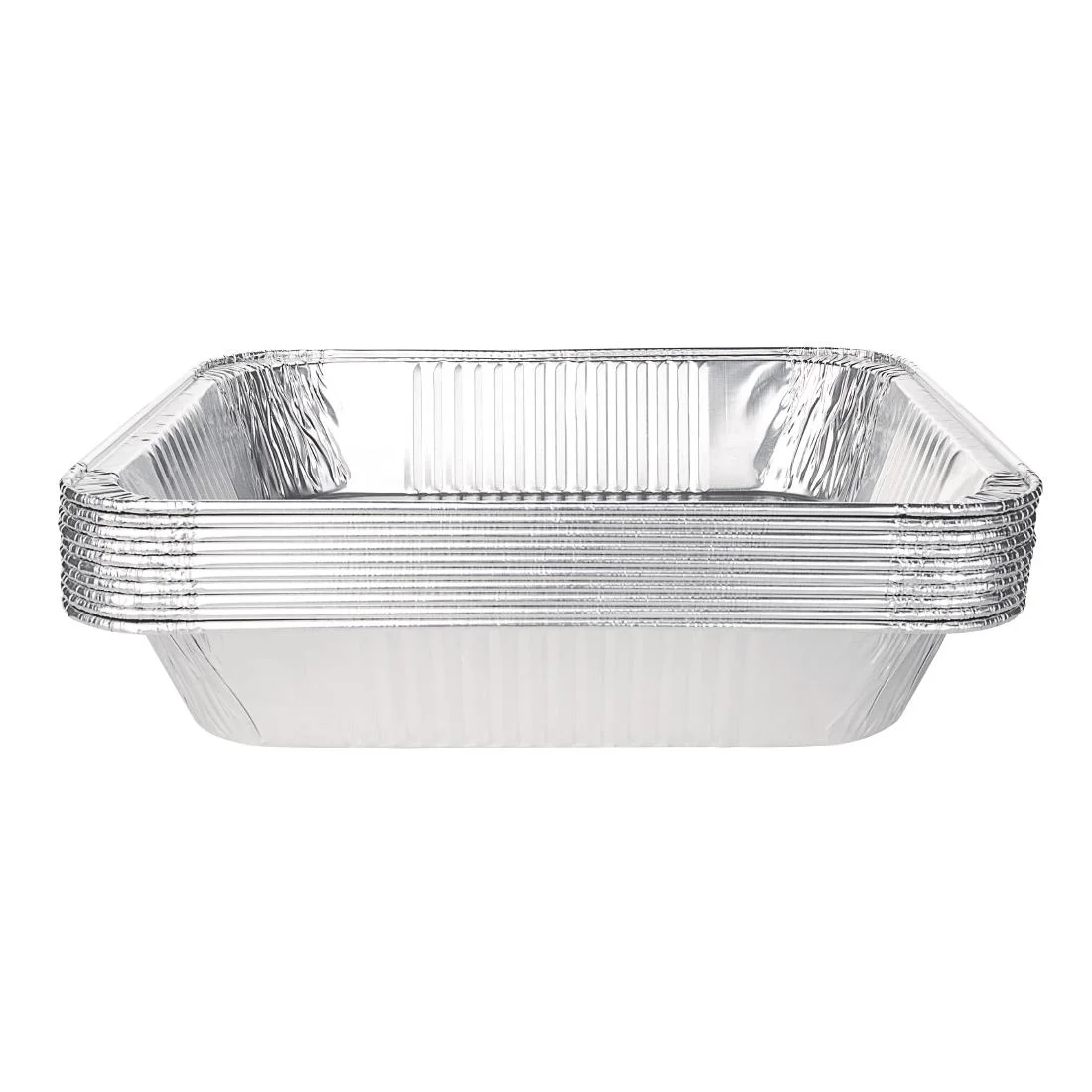 Fiesta Recyclable Foil 1/2 Gastronorm Containers (Pack of 5) - Image 2