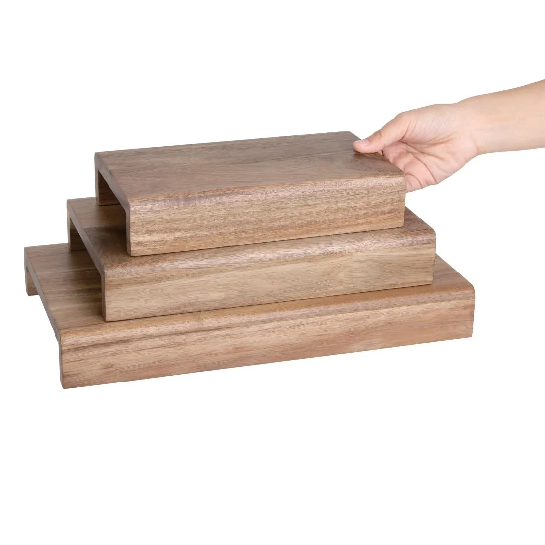 Olympia FSC Acacia Wood Riser Set - Image 8