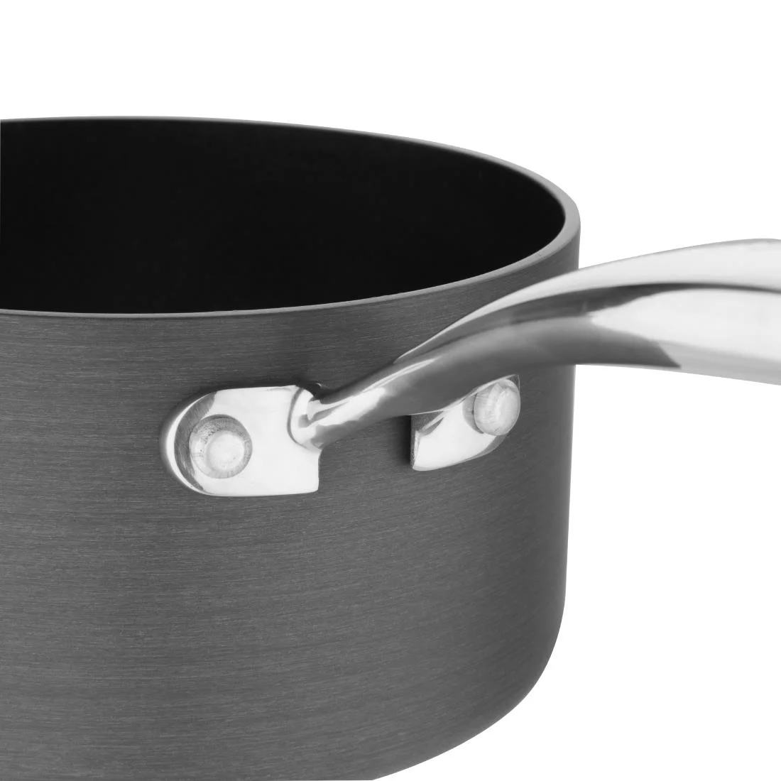 Vogue Annodised Aluminium Non Stick Sauce Pan 200mm - Image 3
