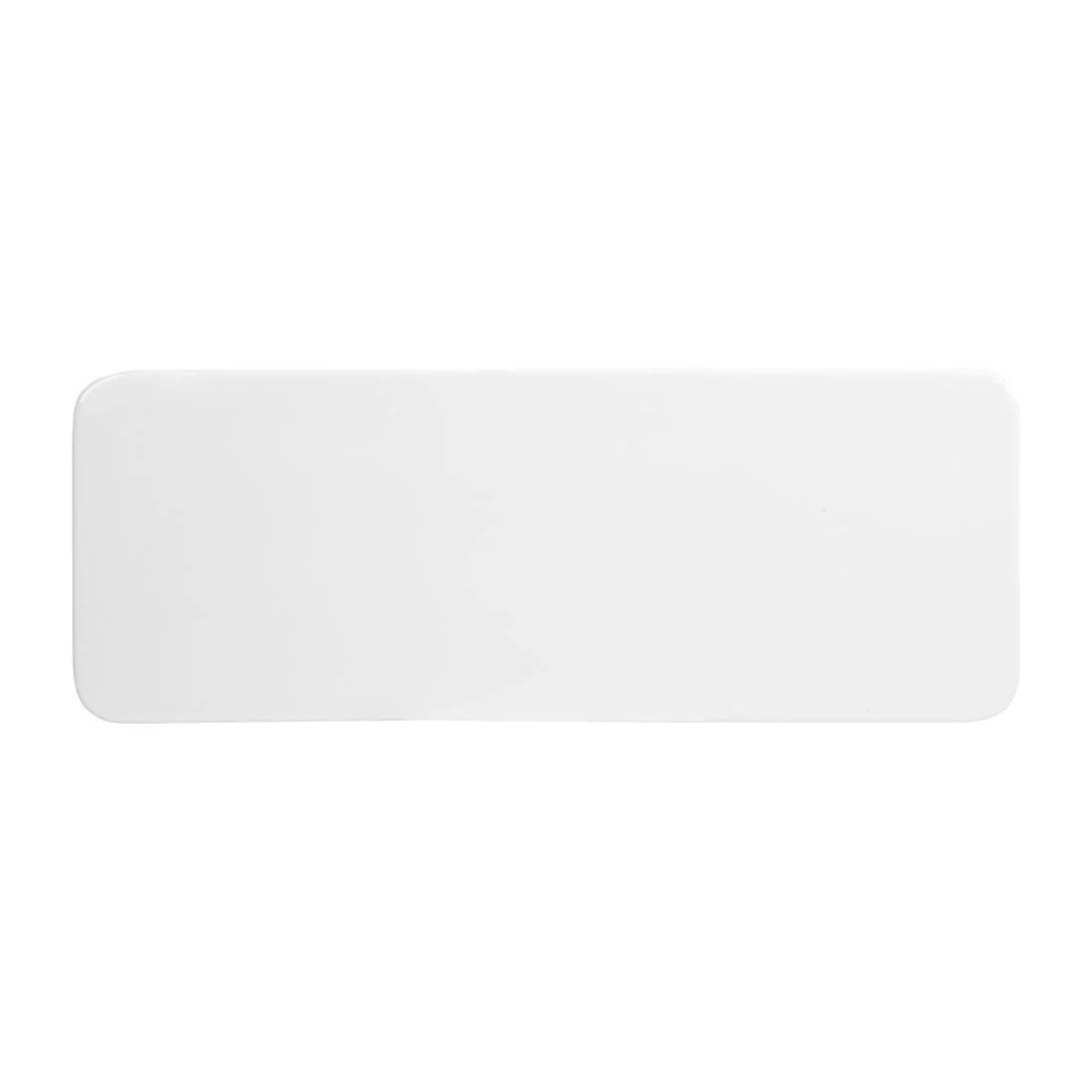 Churchill Alchemy White Rectangular Platters 376x140mm (4 Pack)