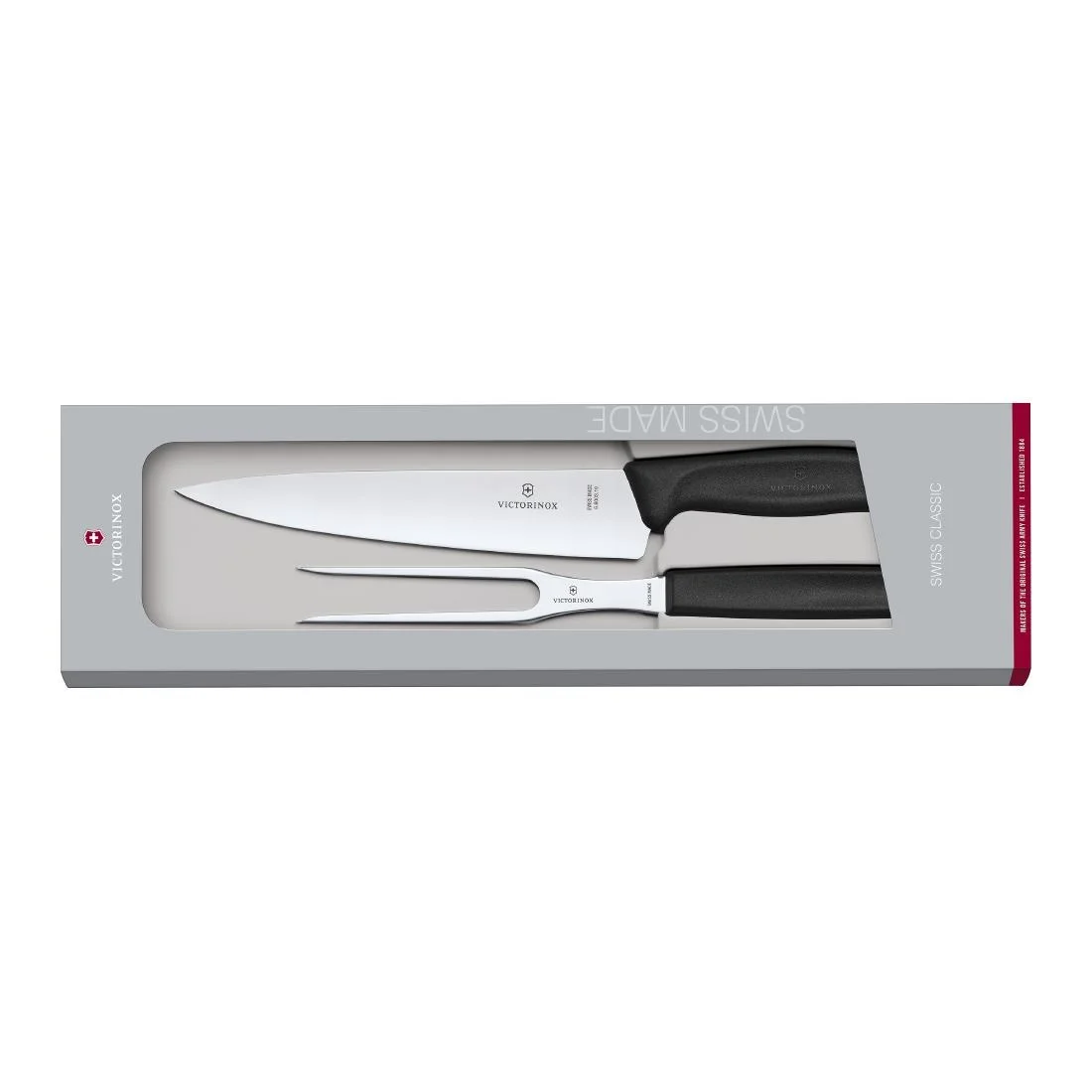 Victorinox Swiss Classic Carving Knife and Fork Set - Image 2