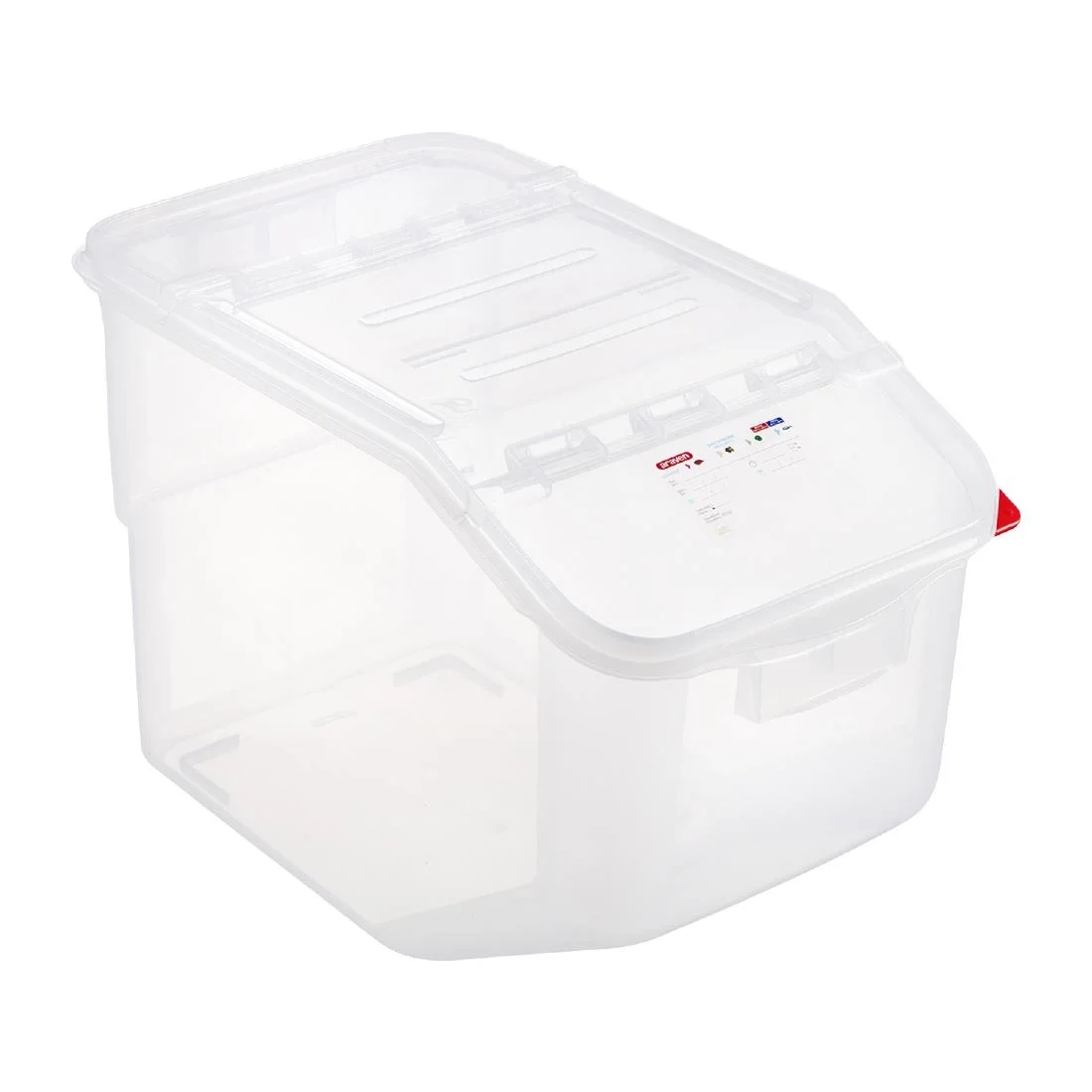 Araven Transparent Ingredient Bin 50Ltr