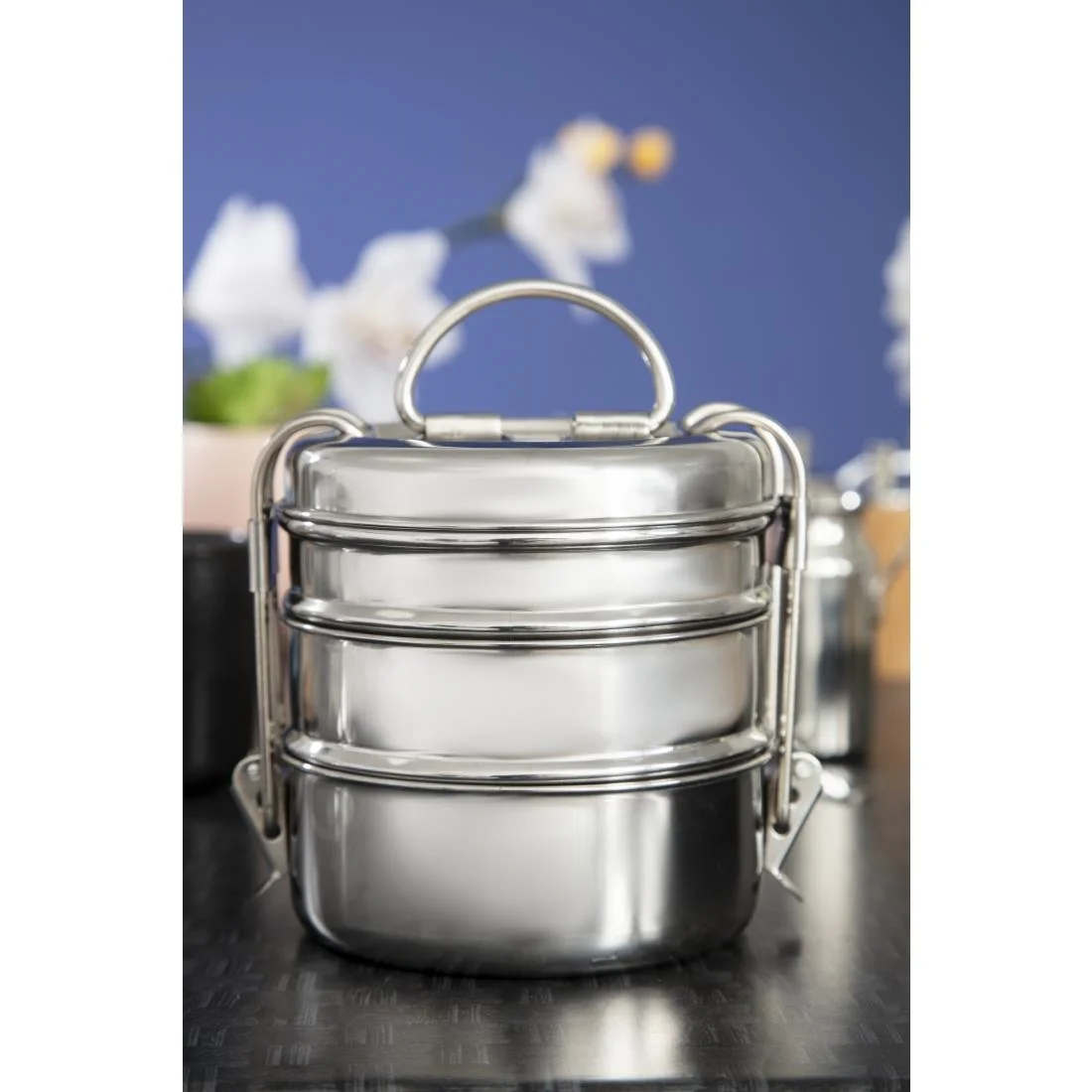 Utopia 3 Tier Tiffin Tin 115mm  - Image 6