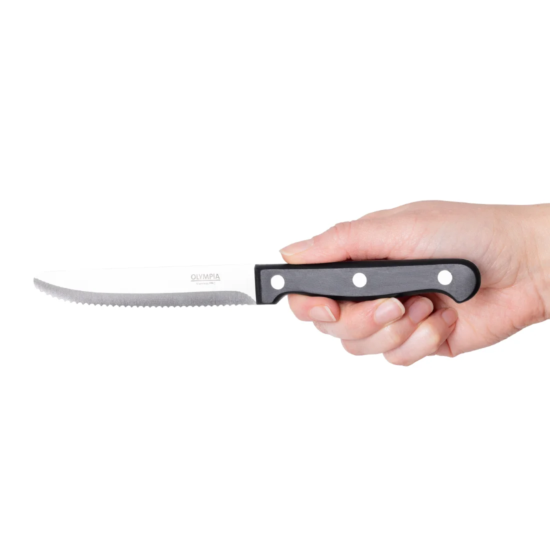 Olympia Rounded Steak Knife Black (12 Pack) - Image 5