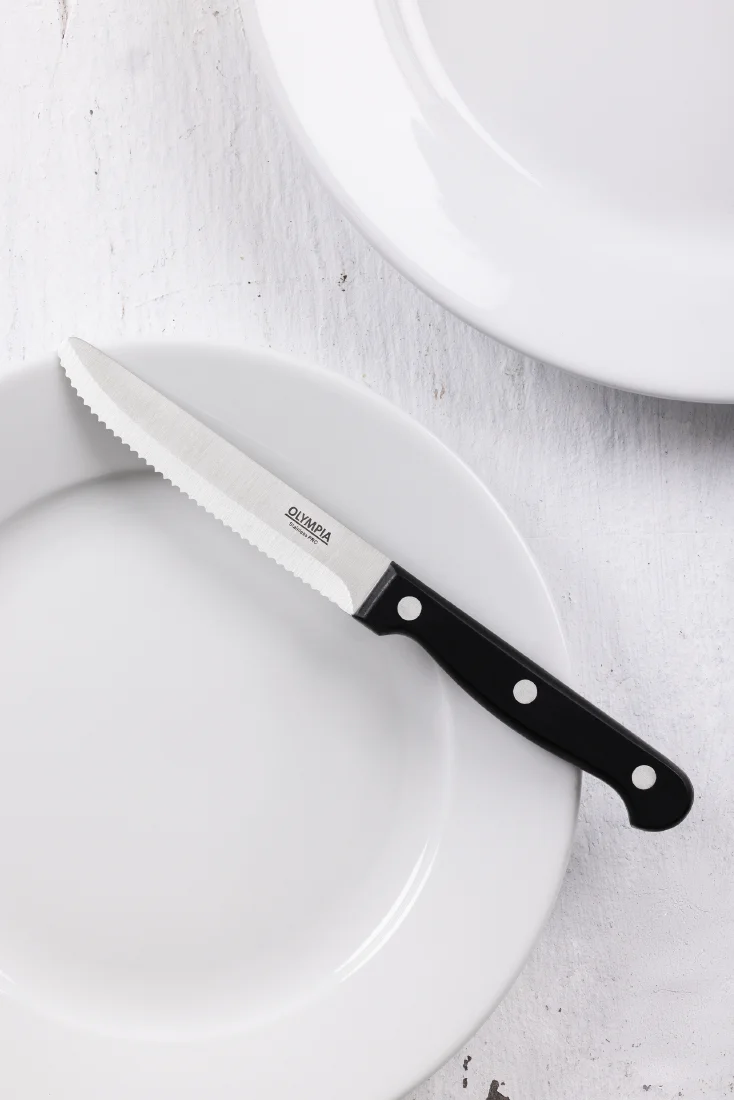 Olympia Rounded Steak Knife Black (12 Pack) - Image 6