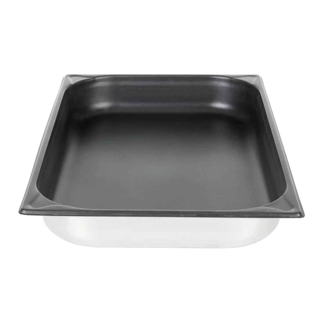 Vogue Stainless Steel Heavy Duty Non Stick Gastronorm Pan 1/1 65mm - Image 6