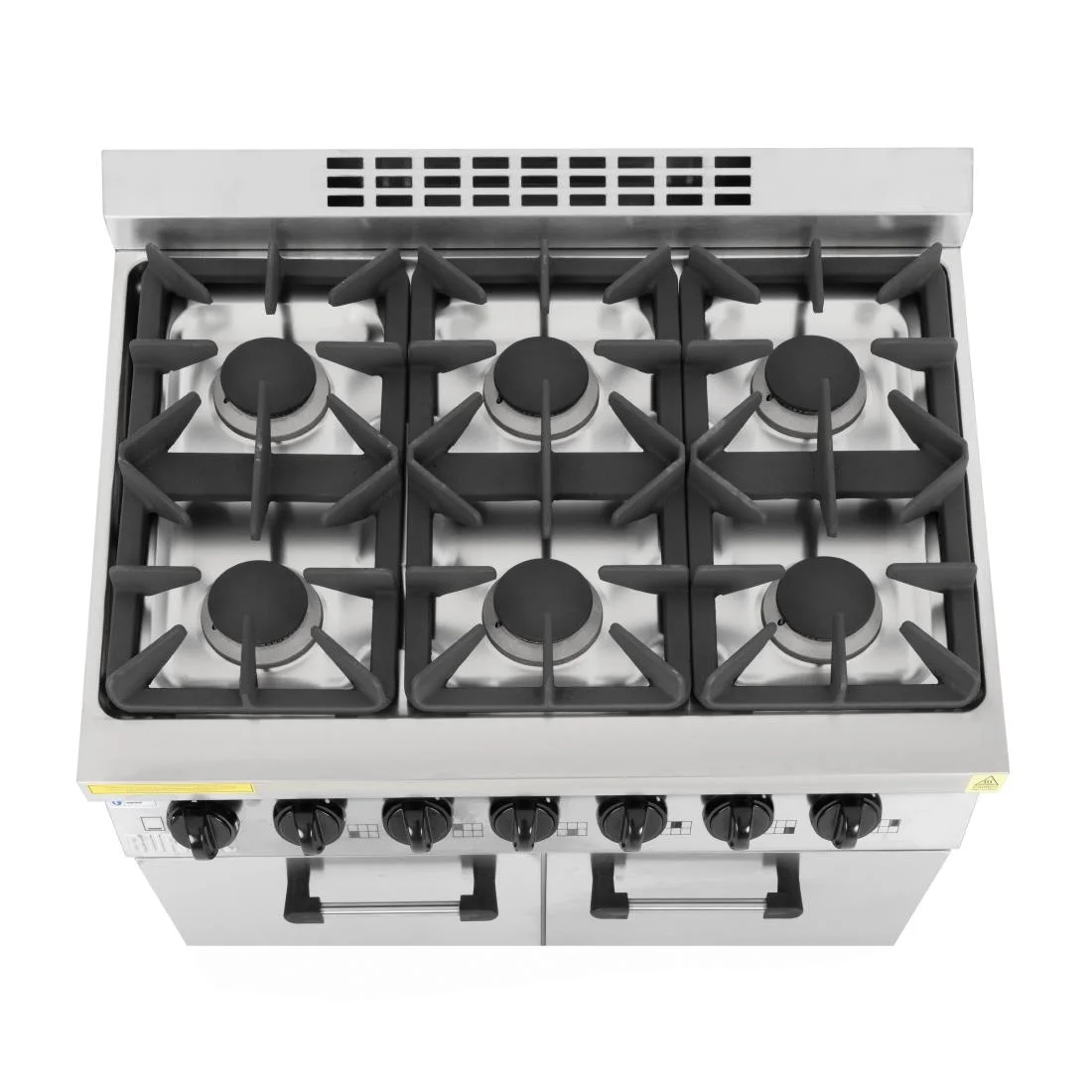 Buffalo 6 Burner Gas Oven Range Cooker With Castors - Image 5