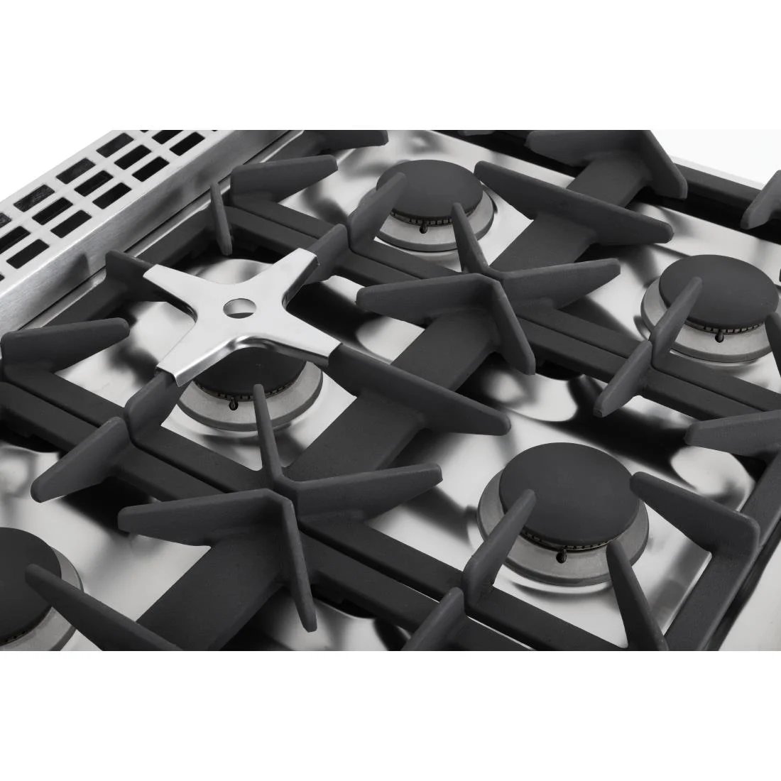 Buffalo 6 Burner Gas Oven Range Cooker With Castors - Image 6