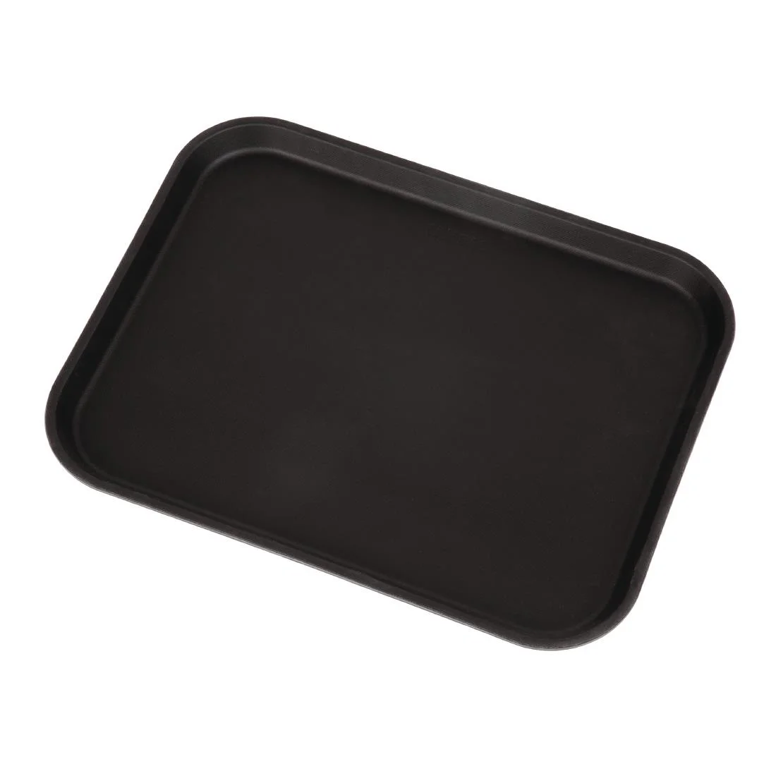 Cambro Camtread Fibreglass Rectangular Non-Slip Tray Black 457mm - Image 3