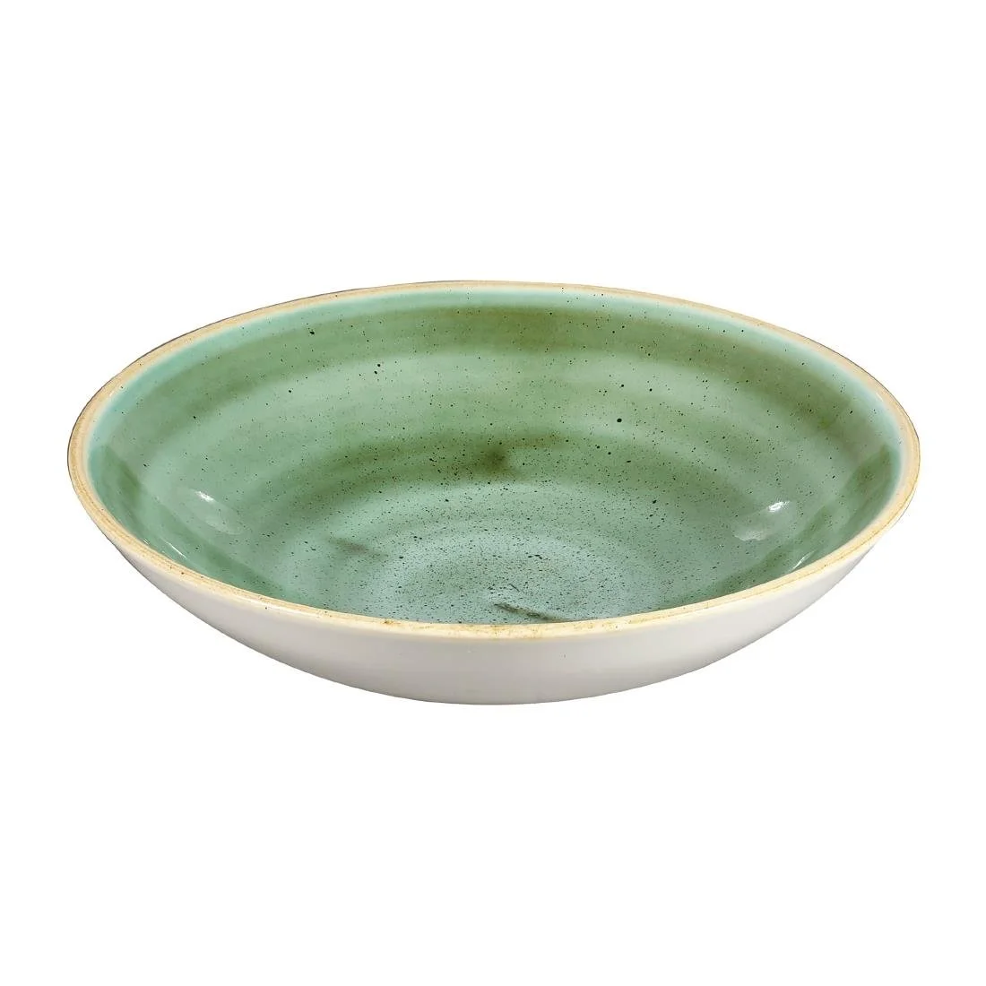 Churchill Stonecast Round Coupe Bowls Samphire Green 182mm (12 Pack) - Image 2
