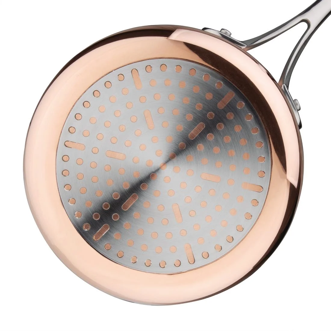 Vogue Copper Tri-Wall Saucepan 16cm - Image 3