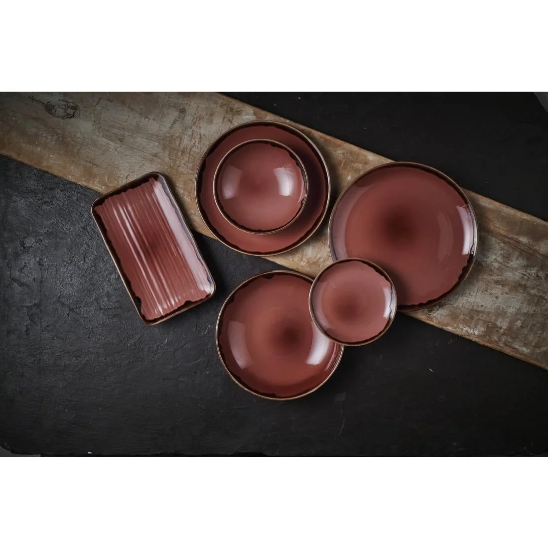 Dudson Harvest Coupe Plates Plum 165mm (12 Pack) - Image 3