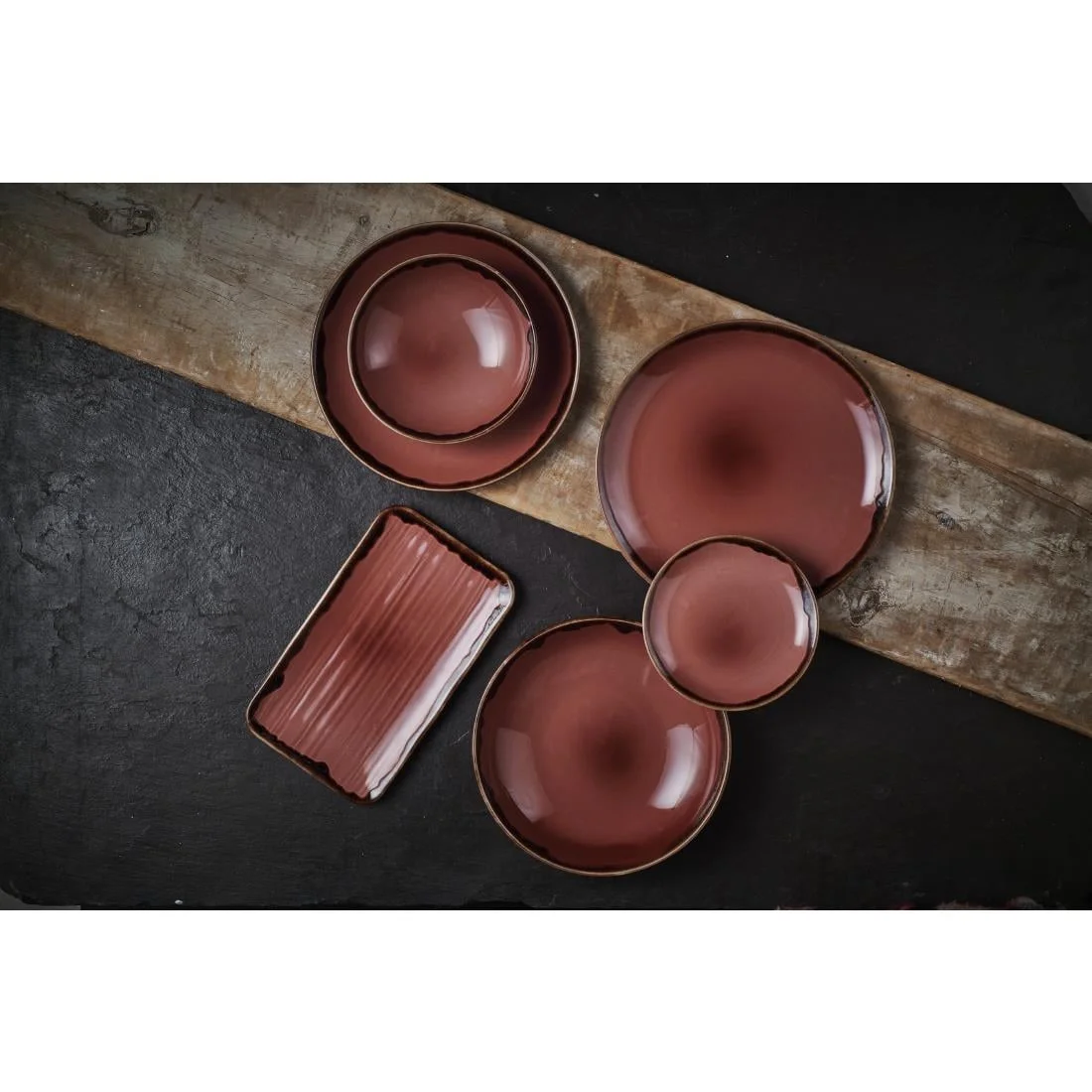 Dudson Harvest Coupe Plates Plum 165mm (12 Pack) - Image 2